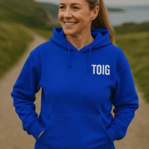 Three-Panel Fleece Hoodie