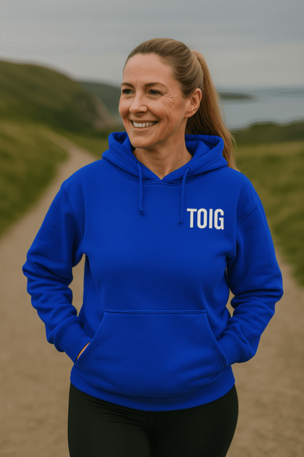 Three-Panel Fleece Hoodie