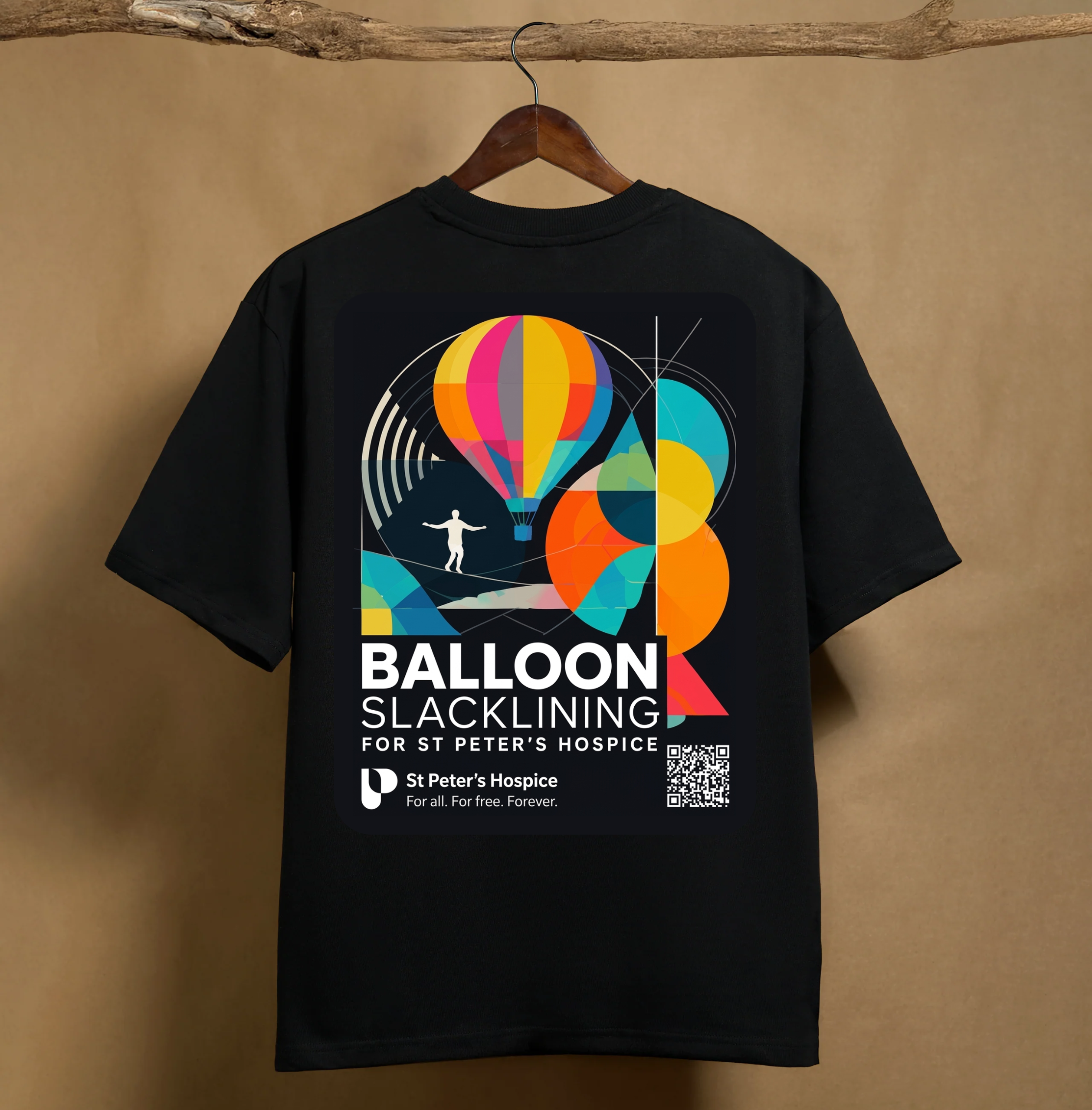 Balloon Stacklining Graphic Tee - Geometric